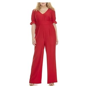 NWOT Wonderly ruffle sleeve jumpsuit